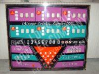 1966 Chicago Coin Corvette Upper Back Glass