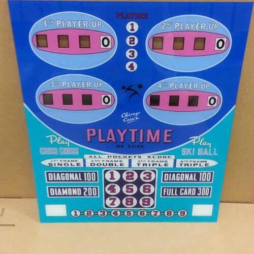 1967 Chicago Coin PLAYTIME  Deluxe Ski Ball