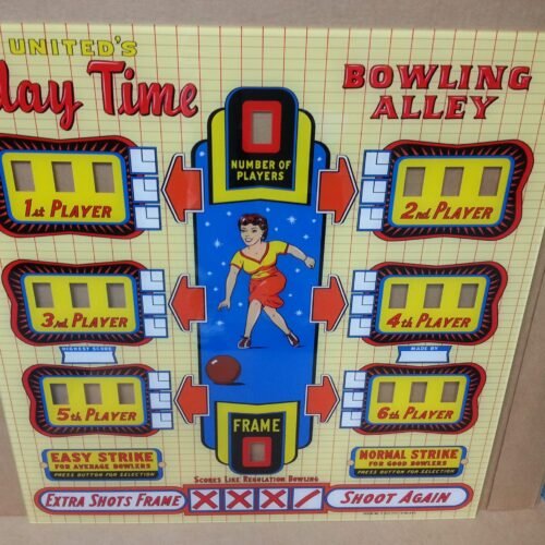 1958 United Playtime Upper Back Glass