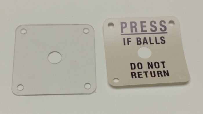 Big Ball Bowler "Press If Balls Do Not Return"