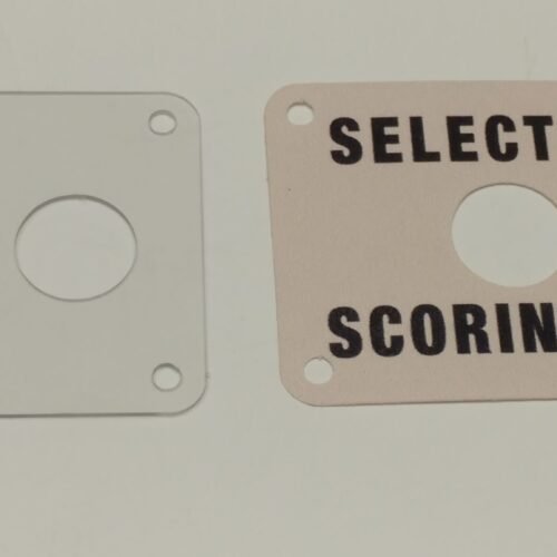 Select Scoring Placard
