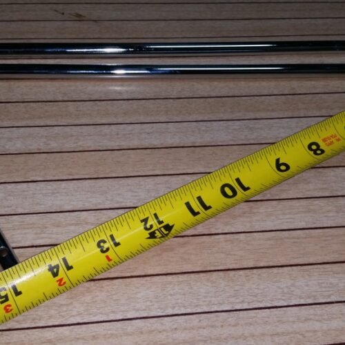 Early Chicago Coin Chrome Ball Return Rails 15″