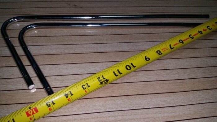 Early Chicago Coin Chrome Ball Return Rails 15"
