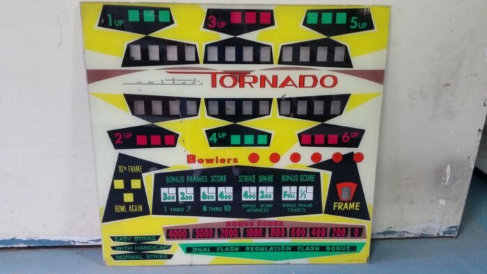 1964 United TORNADO Upper Back Glass