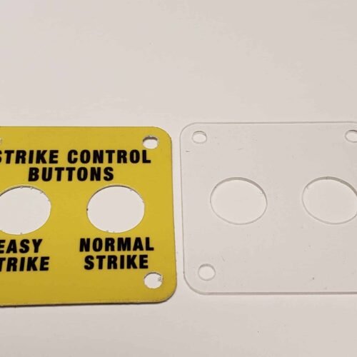 Strike Control Buttons for Easy Strike or Normal Strike Placard