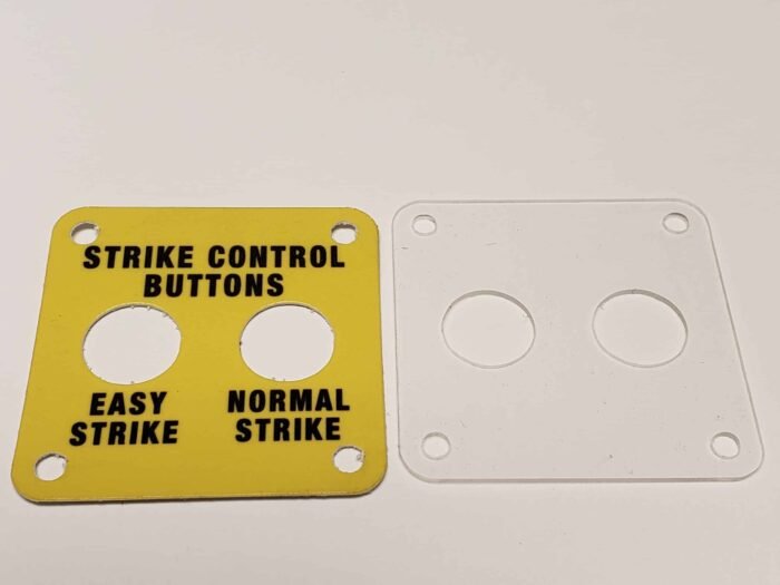 Strike Control Buttons for Easy Strike or Normal Strike Placard