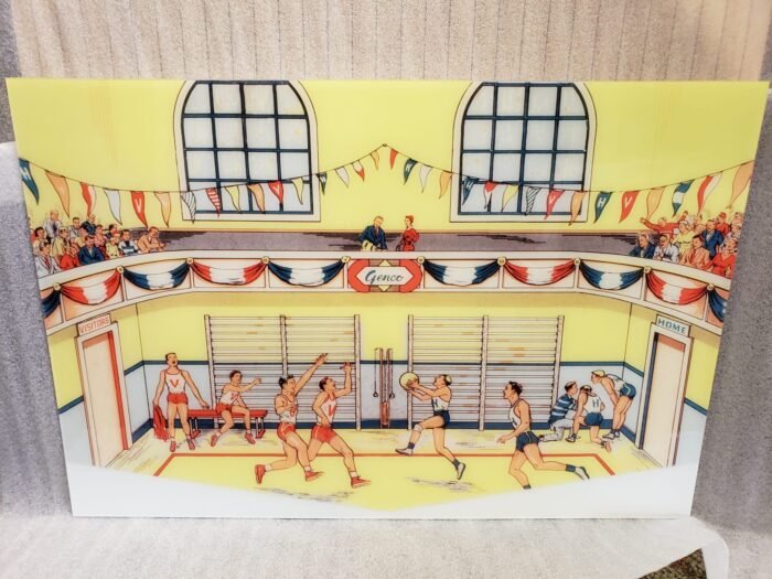 1954 Genco Basket Super-Ball Lower Background Artwork