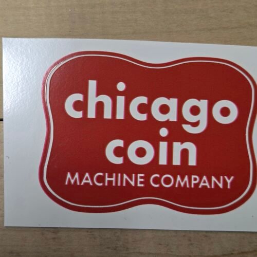 Chicago Coin Pindeck Nose Sticker Red